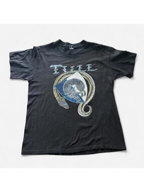RARE Vintage 1987 JETHRO TULL Rock T-Shirt Here And There